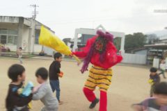豊岡保育園で豆まき