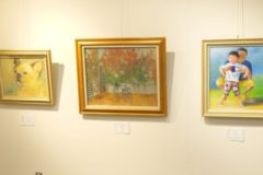 川之江ふれあい交流センター油絵講座生徒作品展