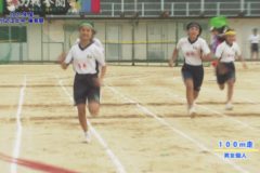 7．１００ｍ走（１～３年男女）　２０２１年度川之江北中学校体育祭