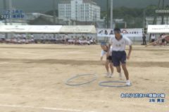 6．お入りください！感動の輪（３年）　２０２１年度川之江南中学校体育祭