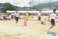 7．学級対抗リレー（１年男女）　２０２１年度川之江南中学校体育祭