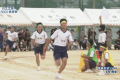 9．学級対抗リレー（３年男女）　２０２１年度川之江南中学校体育祭