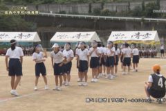 2．跳べ！回せ！つなげ！～心をひとつに～（２年女子）　２０２１年度三島西中学校体育祭