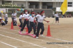 5．NiziUよりもNishichU-BU（１年女子）　２０２１年度三島西中学校体育祭