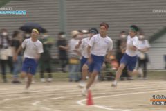 6．１００ｍ走（１～３年男女）　２０２１年度三島東中学校体育祭