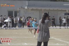 14．赤白対抗リレー（選抜選手）　２０２１年度中之庄小学校　秋季大運動会