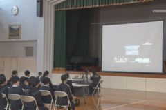 三島小学校　県内一斉ライブ授業　えひめいじめSTOP！デイ