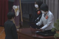 市内高校　卒業式