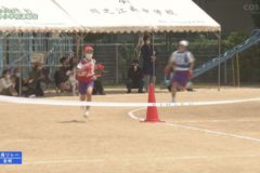 12．全員リレー　２０２２年度上分小学校 運動会