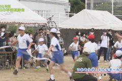 9．つかもうぜ！どんなボール？（３・４年）　２０２２年度関川小学校 運動会