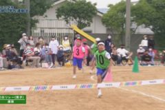 11．紅白リレー（選抜）　２０２２年度豊岡小学校 運動会