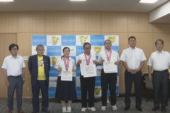 三島西中学校柔道部　全国中学校体育大会出場 市長表敬訪問