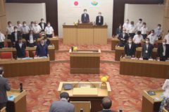 四国中央市議会9月定例会開会　補正予算7億4000万円など16議案上程