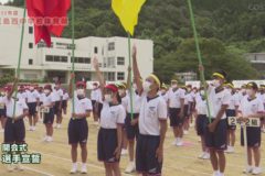 1．開会式・全校体操　２０２２年度三島西中学校　体育祭