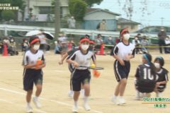 10．つなげ！友情のリング！！（１年女子）　２０２２年度三島南中学校　体育祭