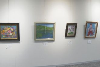 令和4年度川之江ふれあい交流センター油絵講座生徒作品展　　　　