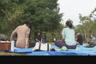 五感で整える　森林浴×ヨガ　　　　