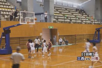 2022年度　中学校新人体育大会　バスケットボール男子１回戦・準決勝
