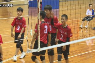 2022年度　中学校新人体育大会　バレーボール男子リーグ戦１日目