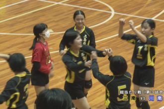 2022年度　中学校新人体育大会　バレーボール女子リーグ戦１日目