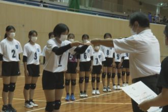 2022年度　中学校新人体育大会　バレーボール女子（リーグ戦２日目）