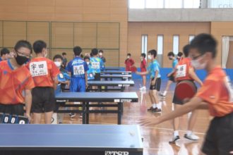 2022年度　中学校新人体育大会　卓球男子（団体戦）