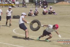 ７．タイヤをください♥（５・６年生）　２０２３年度北小学校春季大運動会