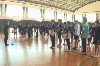 愛媛県高校総体フェンシング競技