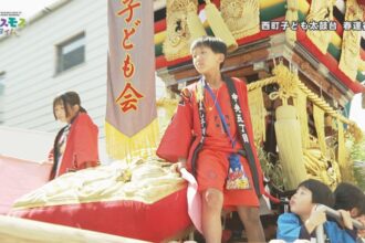 西町子ども太鼓春運行 西町子ども太鼓春運行