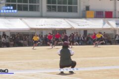 2.100ｍ走（1年女子）　2024年度三島高校体育祭