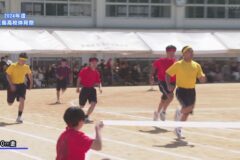 3.110ｍ走（1年男子）　2024年度三島高校体育祭