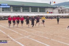 5.借り物競争（3年男子・2年女子）　2024年度三島高校体育祭