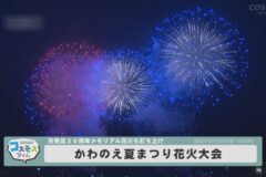 かわのえ夏まつり花火大会