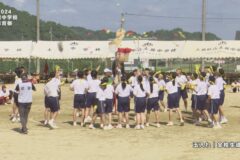 4.玉入れ（全校）　2024年度土居中学校体育祭