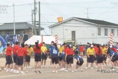 3.玉入れ（3年）　2024年度土居高校運動会