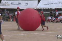 19.大玉転がし（小・中学生）　2024年度新宮大運動会