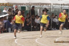 9.100ｍ走（1・2・3年女子）　2024年度三島南中学校体育祭