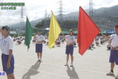 1.開会式（全校）　2024年度三島東中学校体育祭