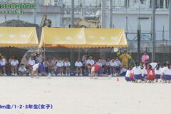 3.120m走（1・2・3年生女子）　2024年度三島東中学校体育祭