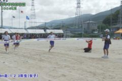 9.100m走（1・2・3年生女子）　2024年度三島東中学校体育祭