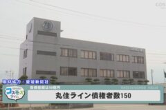 丸住ライン債権者数１５０