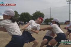 11.紅白対抗綱引き（1.2.3年生）2025年度北小学校運動会