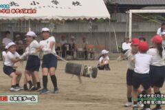 8.タイヤをください（5.6年生）2025年度北小学校運動会