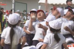 4.たまいれ（１年生.高齢者）2025年度妻鳥小学校運動会