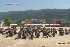 19.応援合戦（黄団）2025年度三島高校運動会
