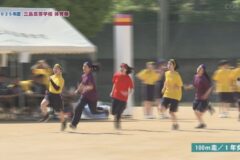 2.100ｍ走（1年女子）2025年度三島高校運動会