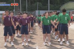 3年男女/フォークダンス　2025年度　川之江高等学校運動会