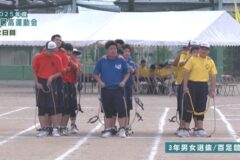 3年男女選抜/百足競争　2025年度　土居高等学校運動会