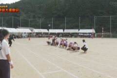 中学部/100m走　2025年度　新宮小・中学校運動会