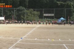小学部/トランペット鼓隊行進　2025年度　新宮小・中学校運動会